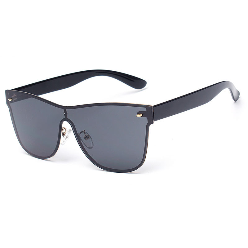 意大利 哲思太阳镜男 模特走秀款墨镜女一体式时尚封镜批发1819