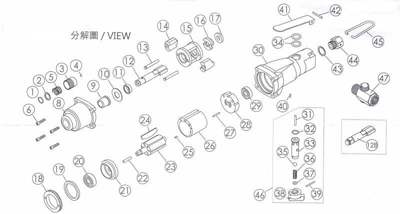 耐比士9h风批 灯饰厂锁牙接专用气动螺丝刀 耐用稳定