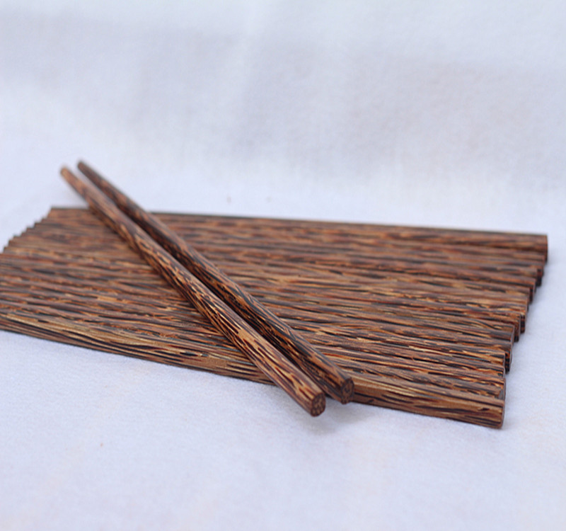 厂家供应椰子木筷子 家用椰子木筷子 越南特色筷子 耐高温木筷