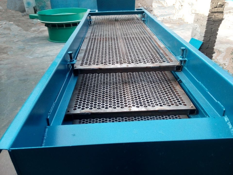 农用振动筛选机 电动多功能震动筛 1000*2500型直线振动筛 粮食筛