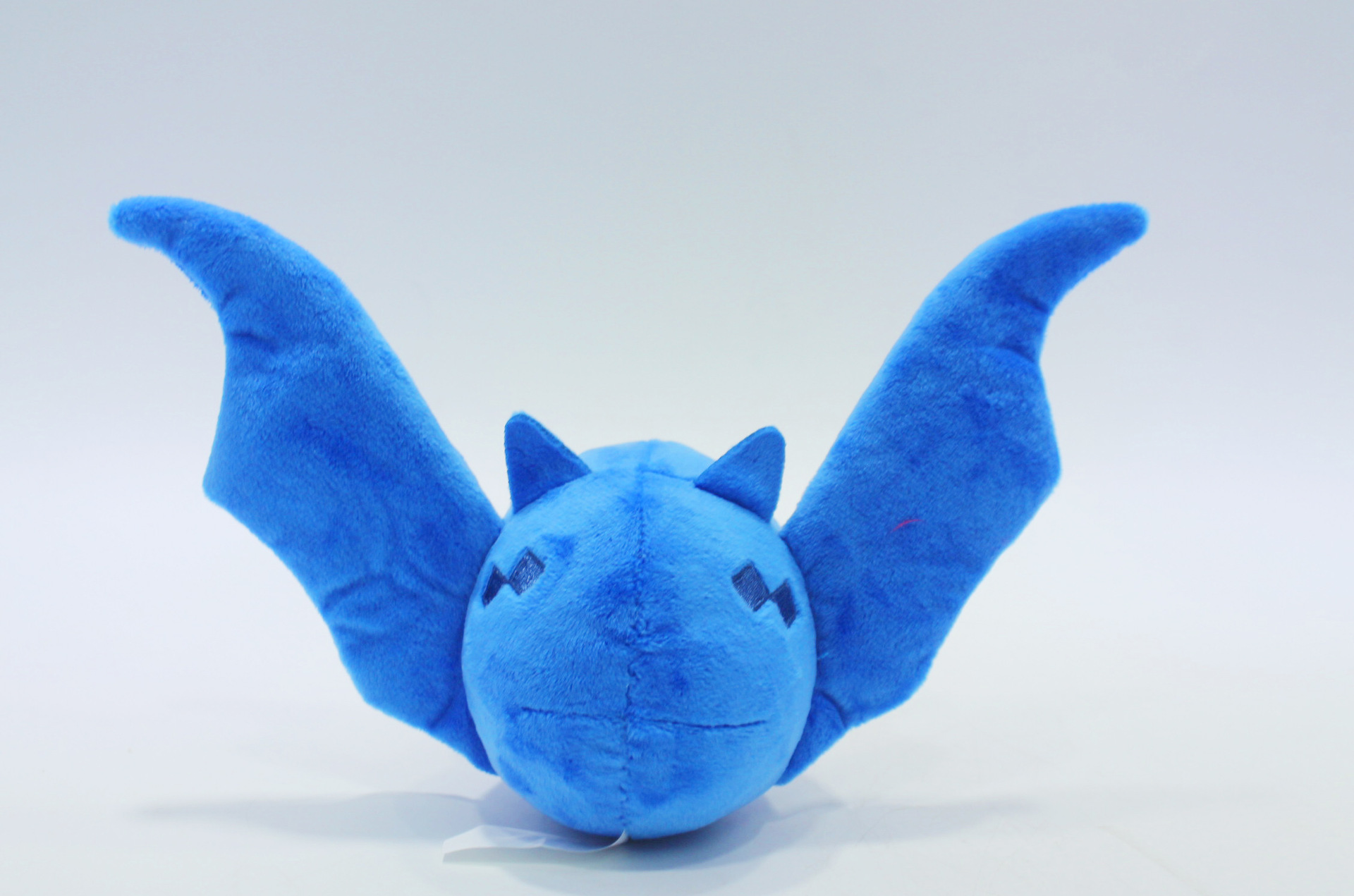 蓝色大嘴蝙蝠厂家定制定公司形象企业吉祥物礼品礼物毛绒玩具公仔