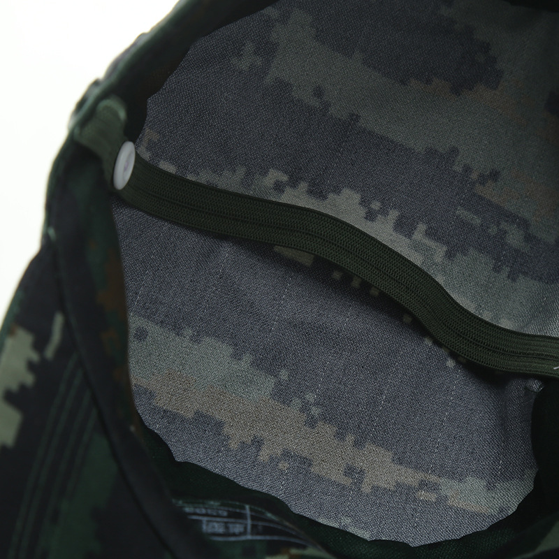 批发07五井男士帽子 户外野营迷彩帽子平顶帽军帽军训