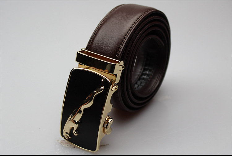 总督犀牛皮带男士真皮自动扣真皮纯牛皮裤腰带男正品头层牛皮商务
