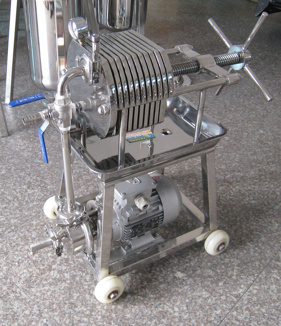 现货,现货供应食品级不锈钢板框过滤机 药厂除菌过滤机