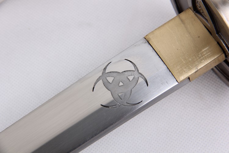 行尸走肉米琼恩武士刀剑 中碳钢手工锻打日本刀剑 影视道具未开刃