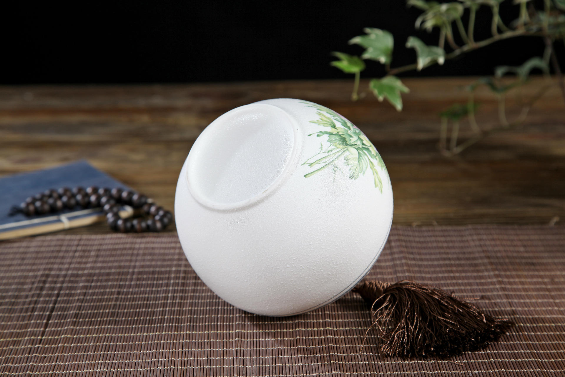 厂家直销家用雪花釉陶瓷茶叶罐 普洱茶密封罐精品礼盒包装储物.