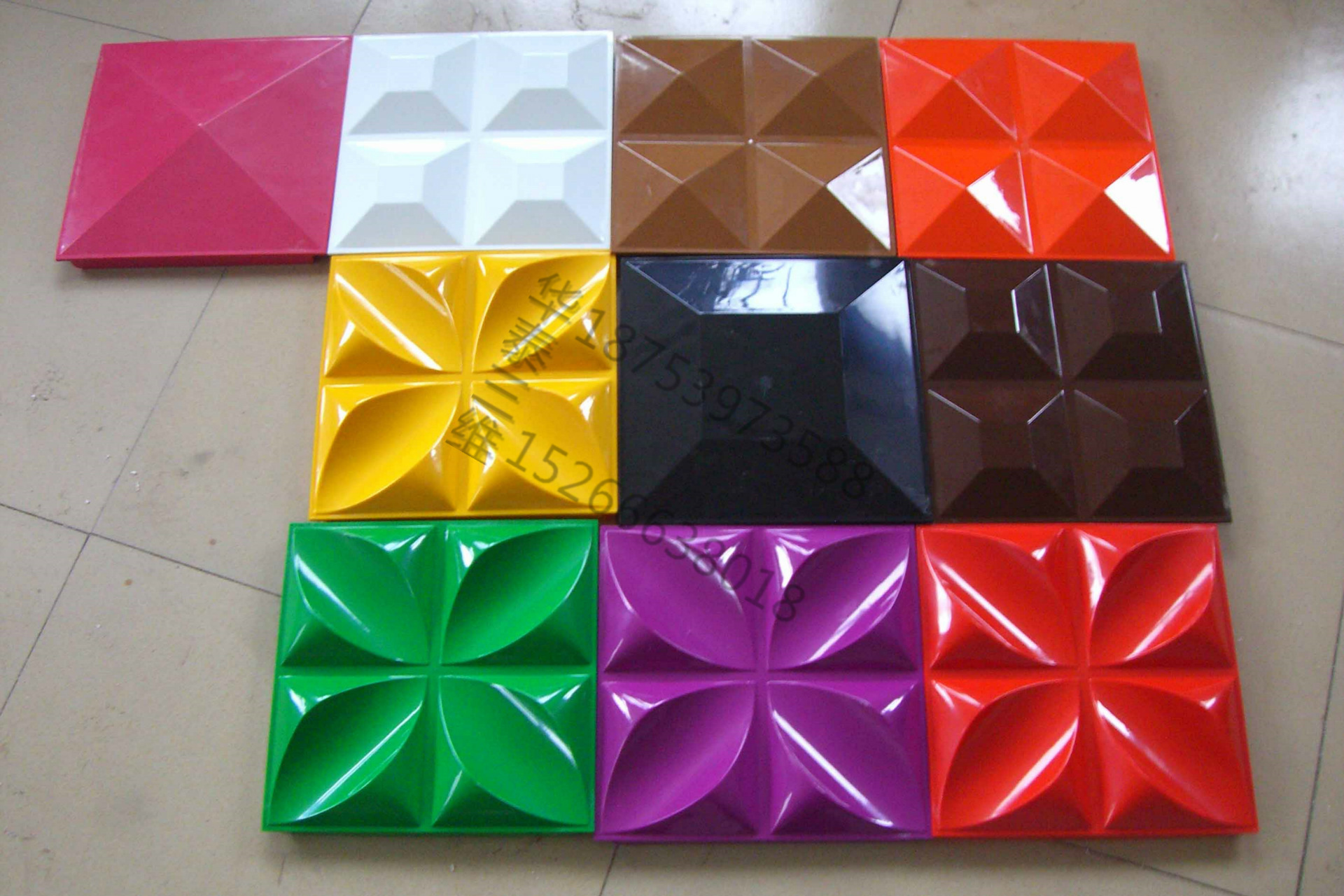 广告三维扣板金属扣板塑料扣板室内外通用三维扣板