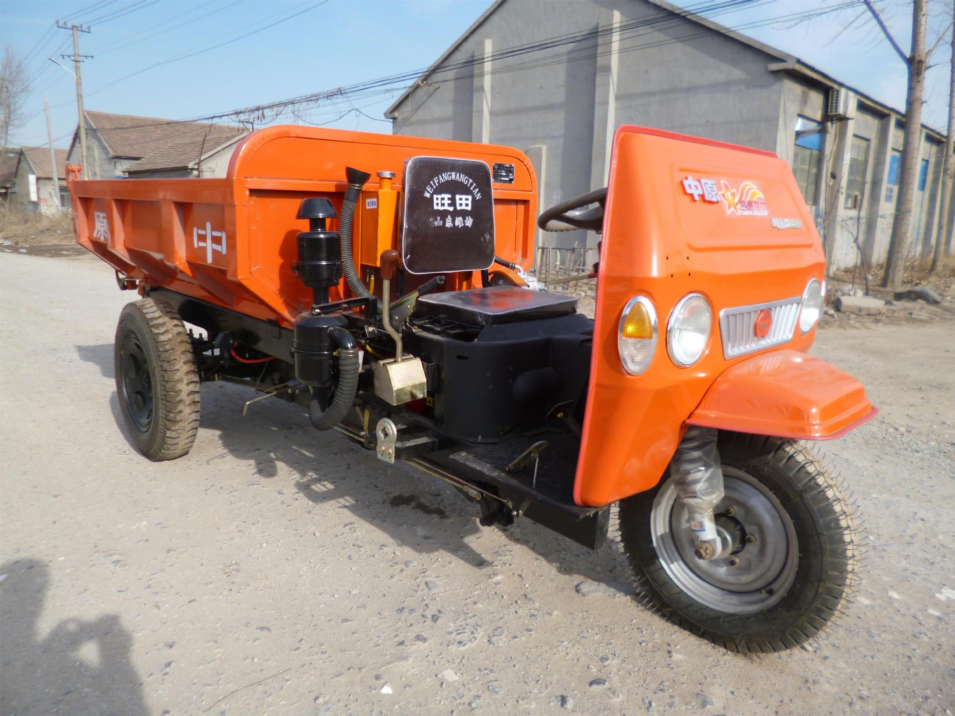 建筑三轮车 工程三轮车 农用自卸三轮车 加重后桥带高低速三轮车