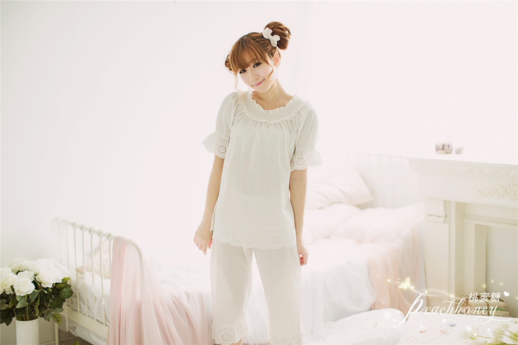 特价复古宫廷娃娃可爱少女纯棉睡衣家居服套装