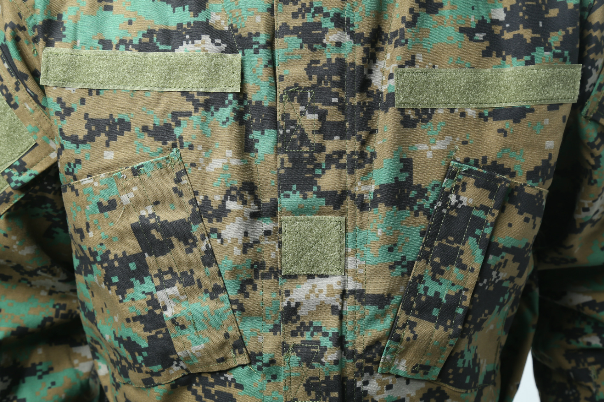 厂家直销户外丛林迷彩军训服作训服 cs军迷装备美军丛林迷彩服