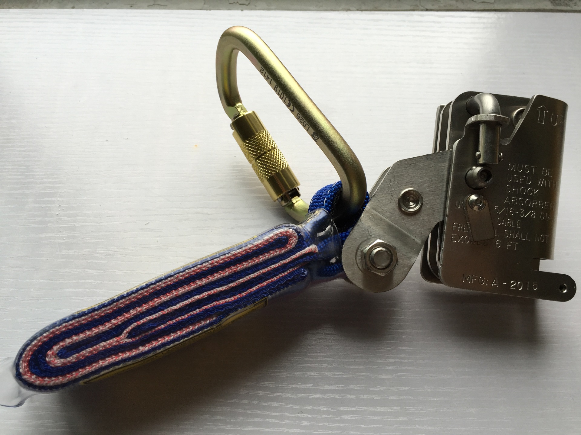 钢丝绳自锁器8-10mm(止跌扣)cg-51638-s 美国原装进口