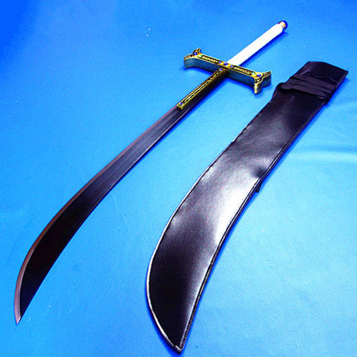 动漫周边120厘米钢制海贼王鹰眼夜cosplay武器道具模型未开刃