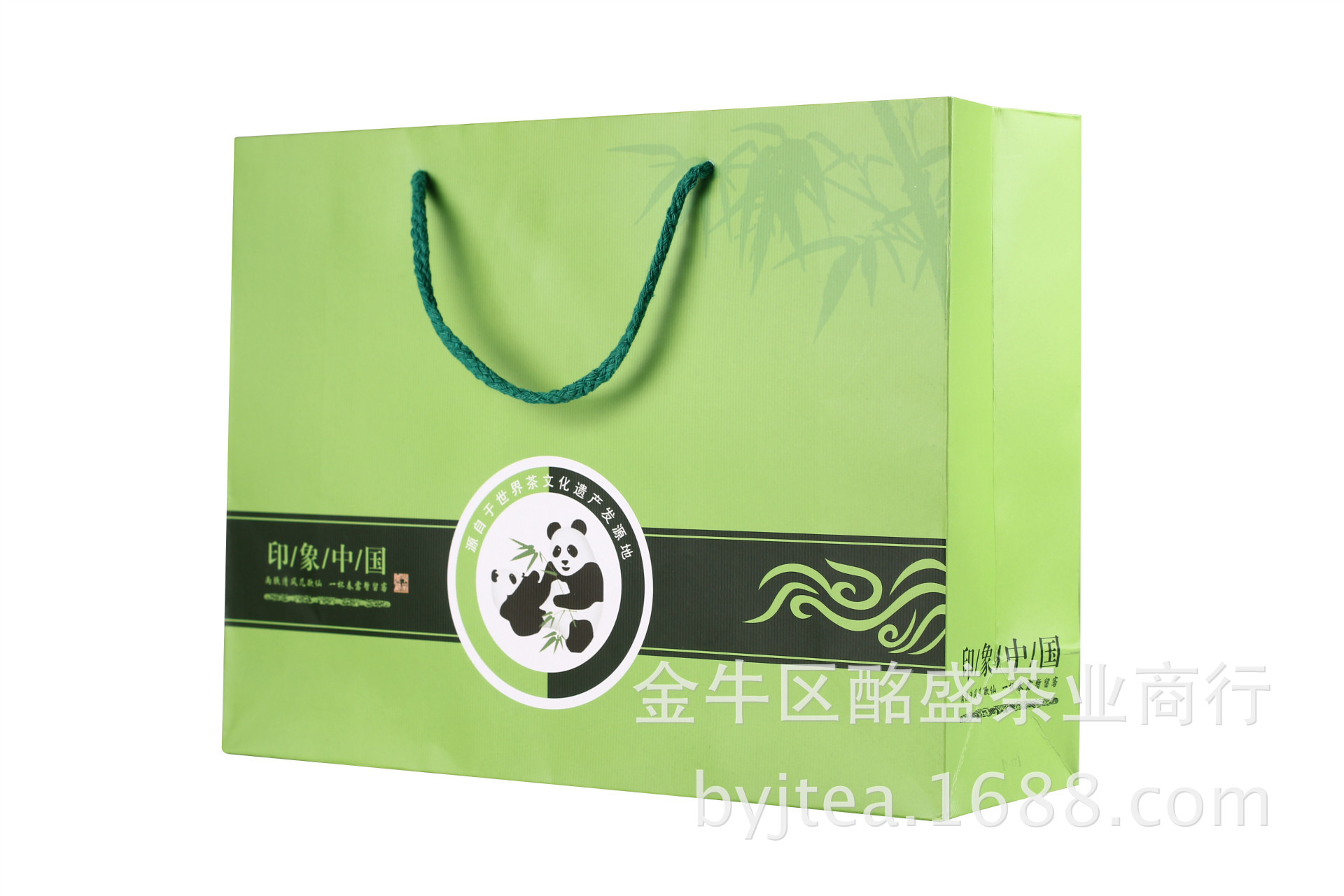 熊猫铁盒手提袋