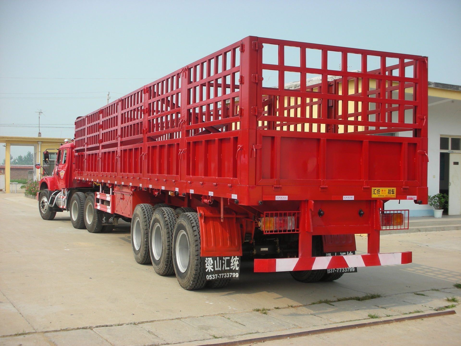 昊统仓栅式运输半挂车 生产厂家热销 价格面议