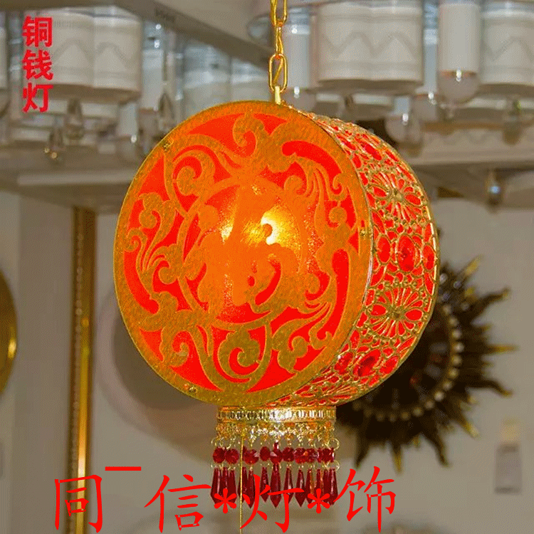 厂家直销【喜庆春节用品】旋转红灯笼,大红灯笼,福字灯笼,宫灯