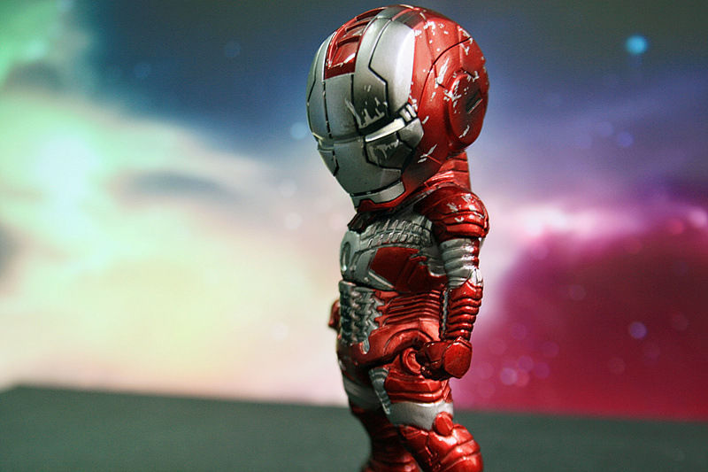 钢铁侠 iron man 5代 五款 钢铁侠 迷你盒蛋 发光可动摆件