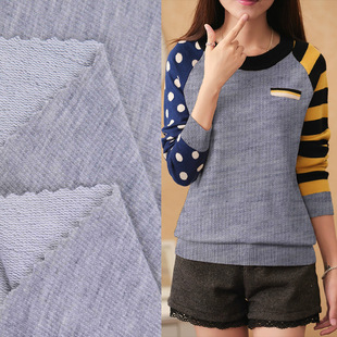 厂家直销纬编小毛圈针织面料 时尚休闲t恤运动服用布针织面料批发