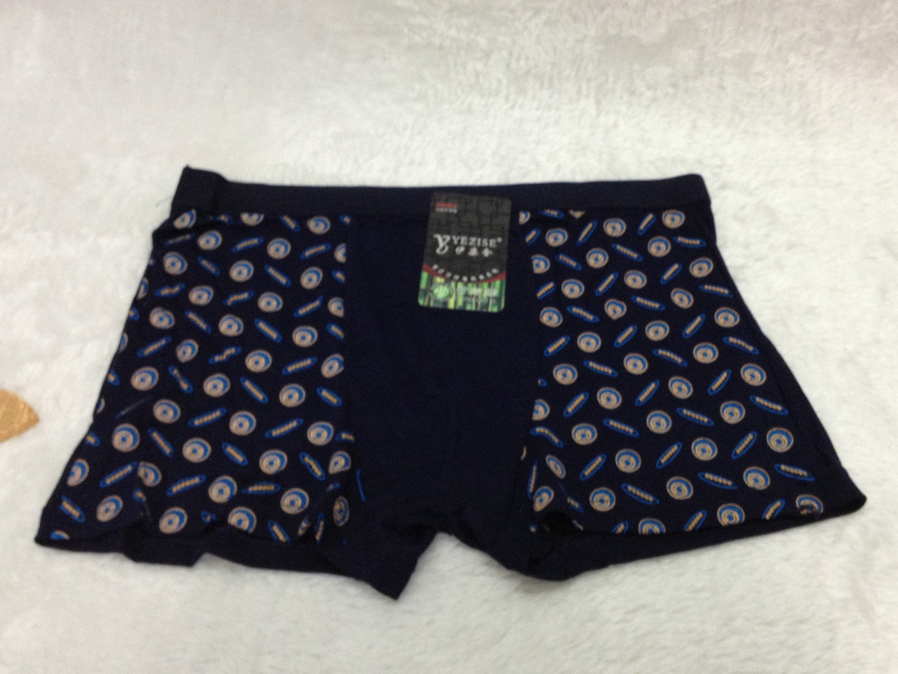 品名:莫代尔男士印花内裤 面料:莫代尔 尺码:5xl,平铺36-37cm,适合