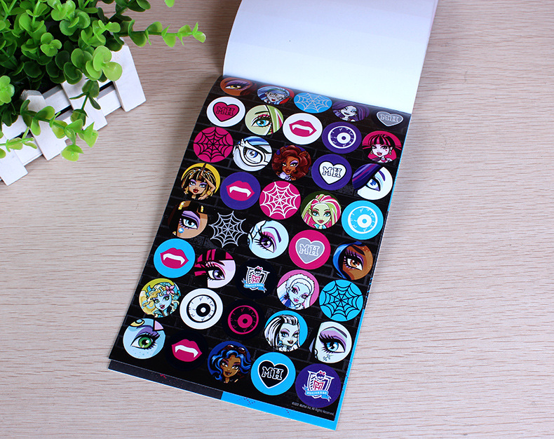 诚信批发本子贴笔记本标记贴纸卡通人物装饰