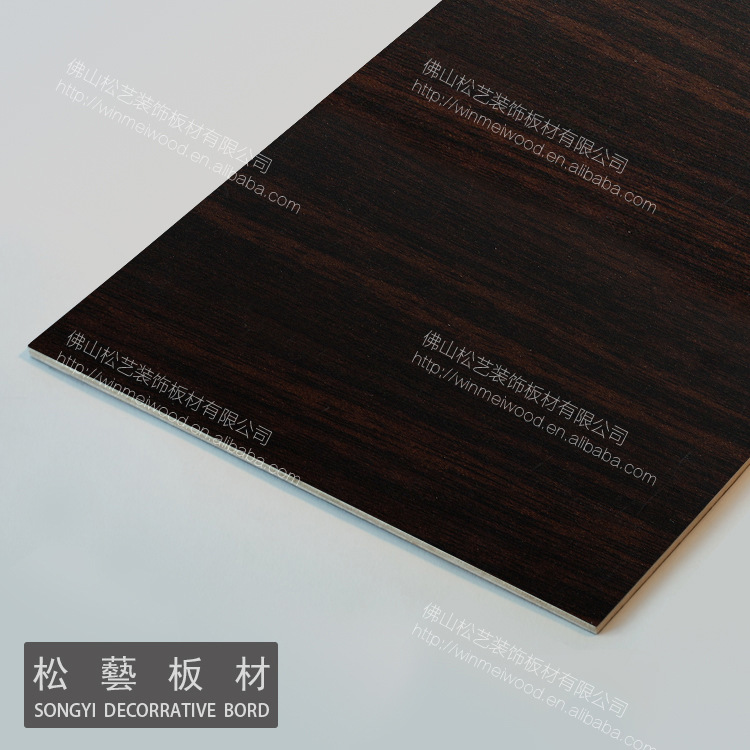 Chipboard MDF金橡木哑光中纤板刨花板三胺板三聚氰胺