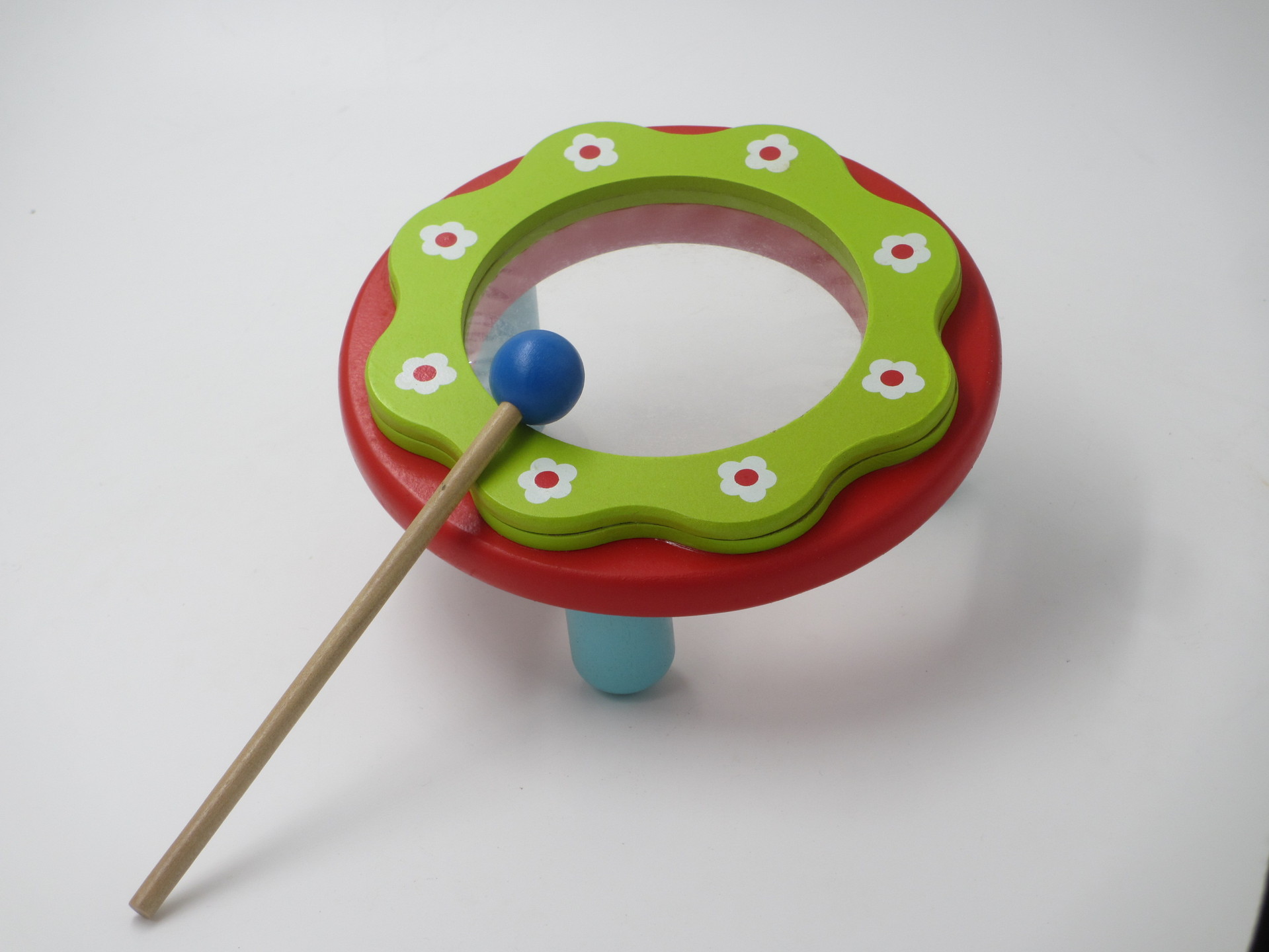 木制小花鼓 儿童玩具鼓 幼儿园儿童舞蹈工具 乐器奖品 - 中国工艺品批