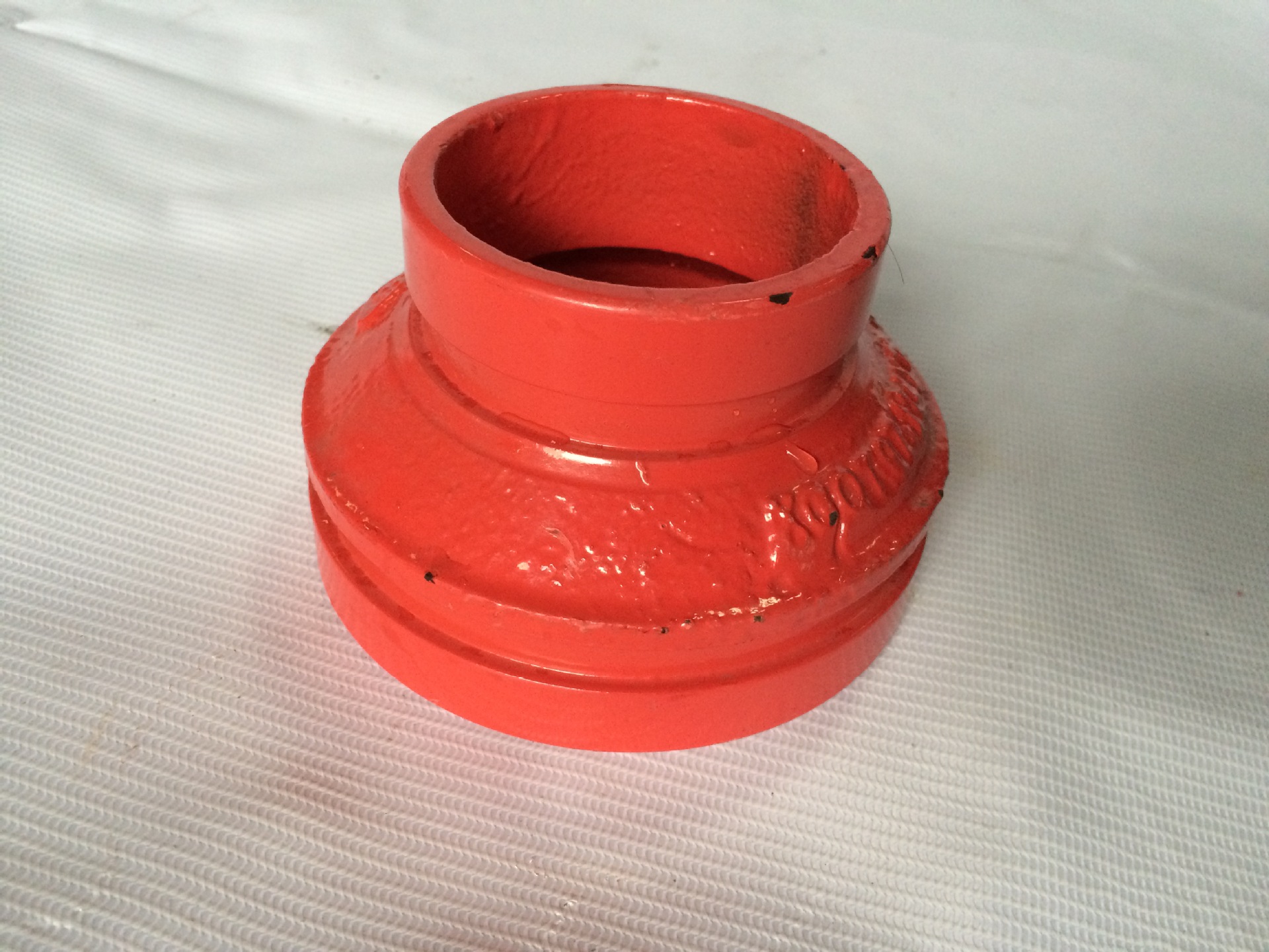 卡箍沟丝大小头沟槽管件 消防管道连接