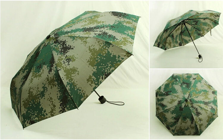 创意个性百搭时尚三折叠迷彩布晴雨伞男女士遮阳伞代发