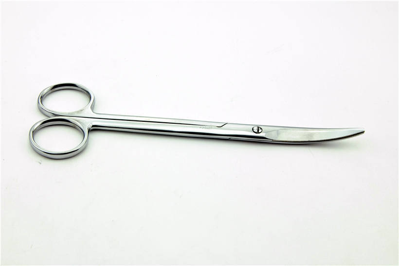 组织剪14cm梅式剪特快型弯上海金钟手术器械