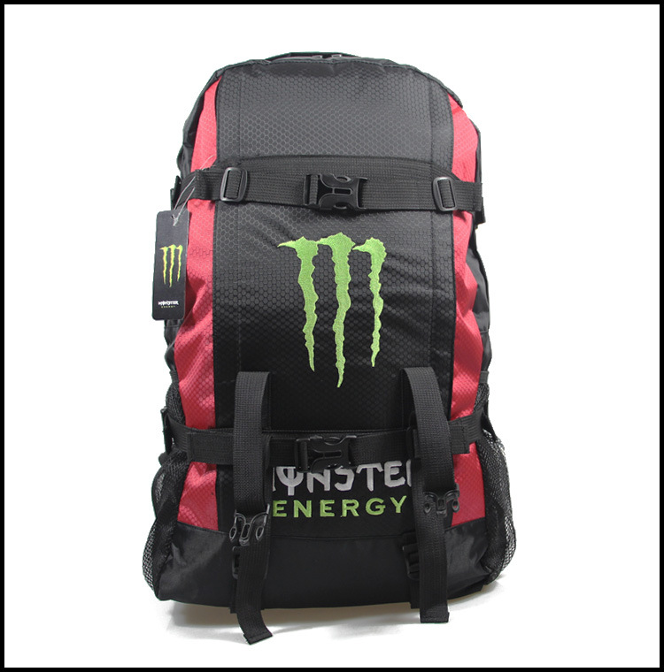 monster鬼爪大容量双肩背包 摩托车头盔包 骑士机车 户外 登山