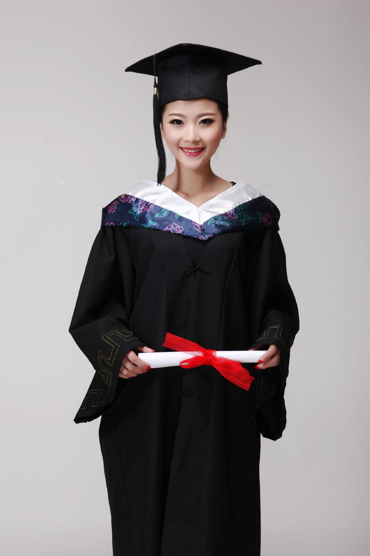 厂家直销 学士服 本科 大学毕业礼服 批发 来料加工 可定制