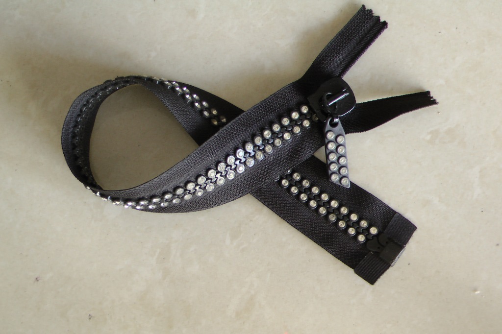 10#双排钻石拉链精品彩色装饰用钻石拉链 专业订制