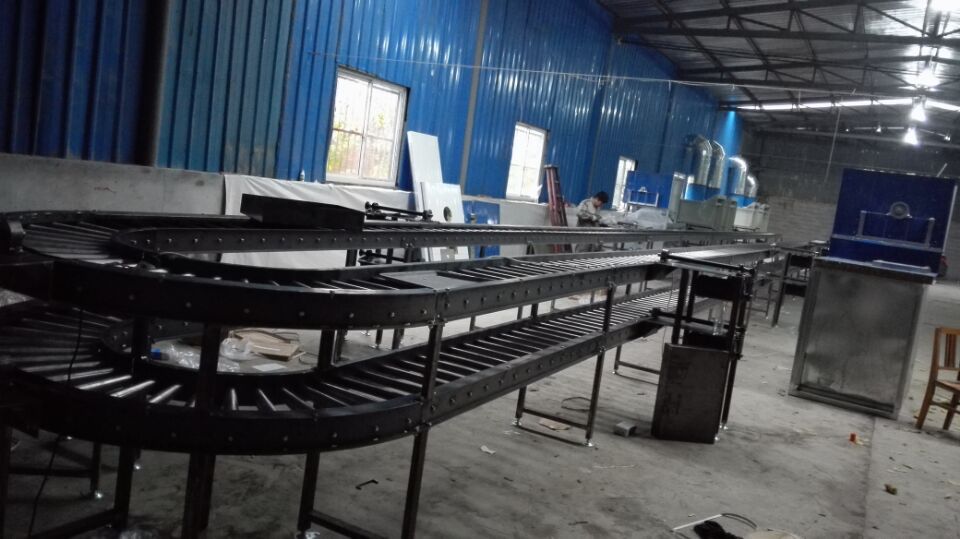 供应 双层滚筒式烤箱输送线 无动力双层滚筒输送线 输送线