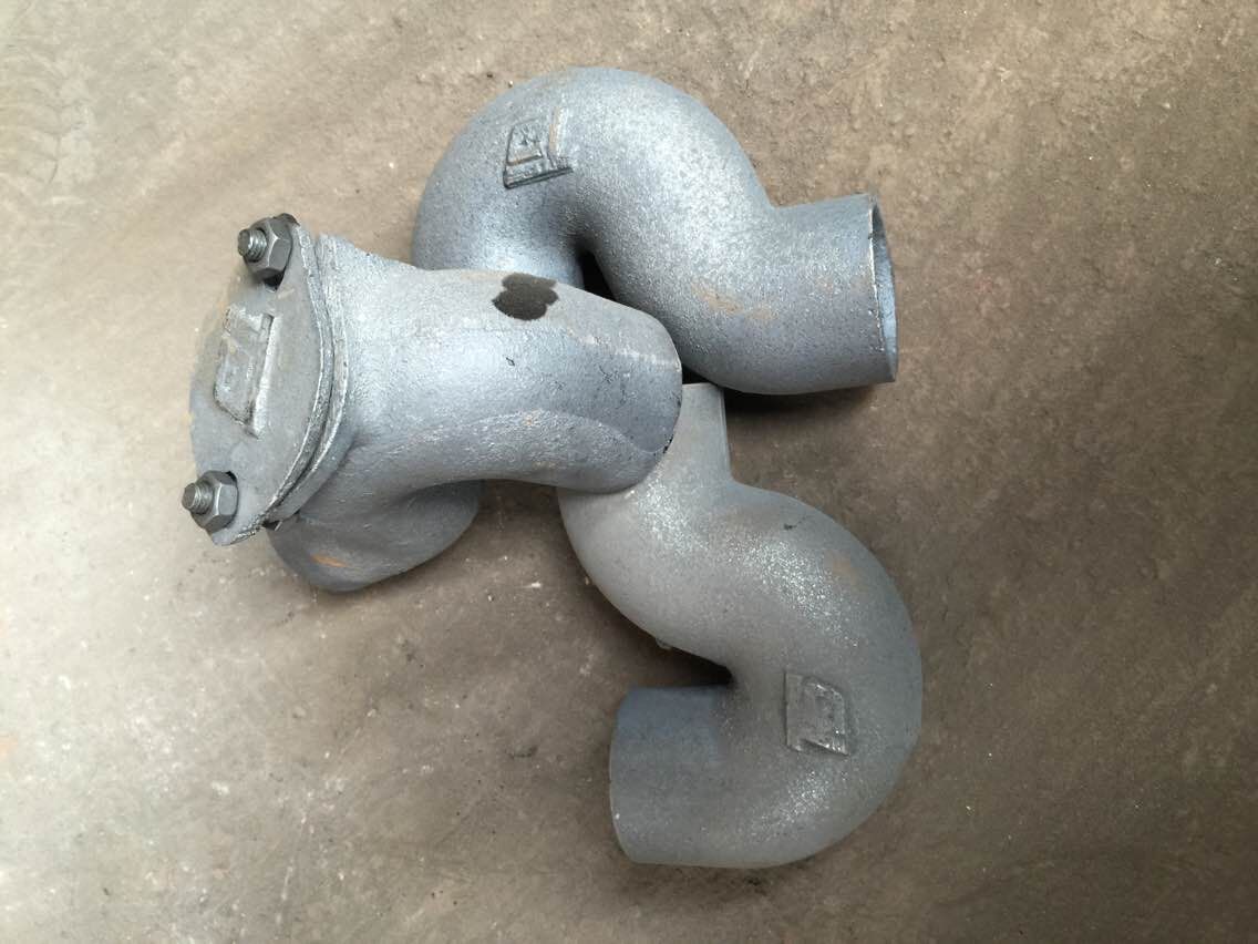 柔性排水管卡箍式连接 铸铁 p型存水弯 s型返水弯 厂家直销