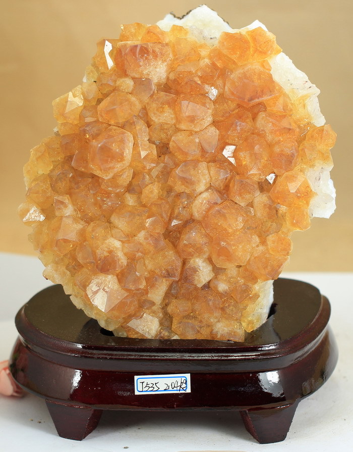 天然巴西黄晶簇黄水晶块摆件黄水晶洞原石玛瑙洞摆件镇宅招财