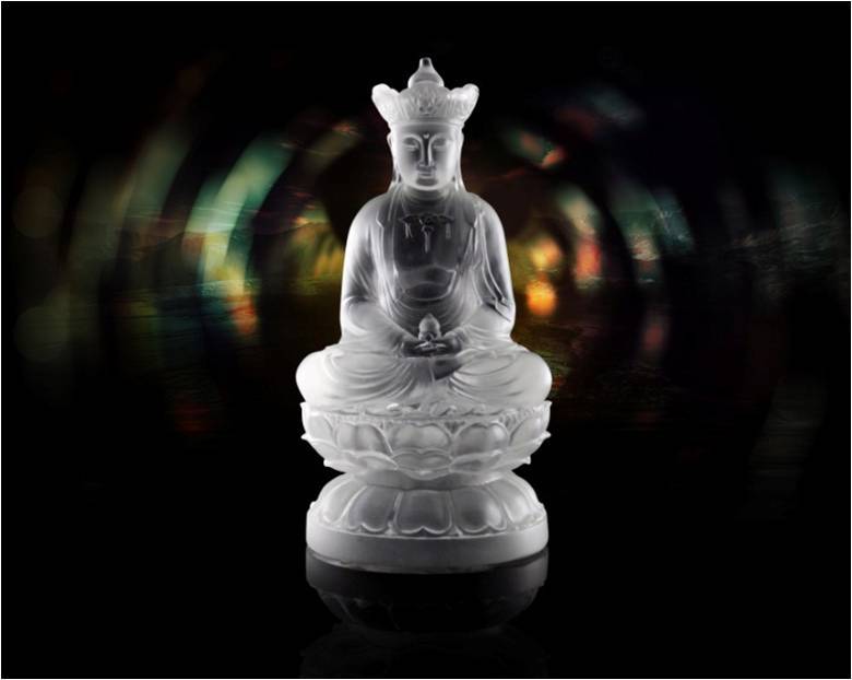 地藏王菩萨地藏王琉璃佛像驱邪摆件