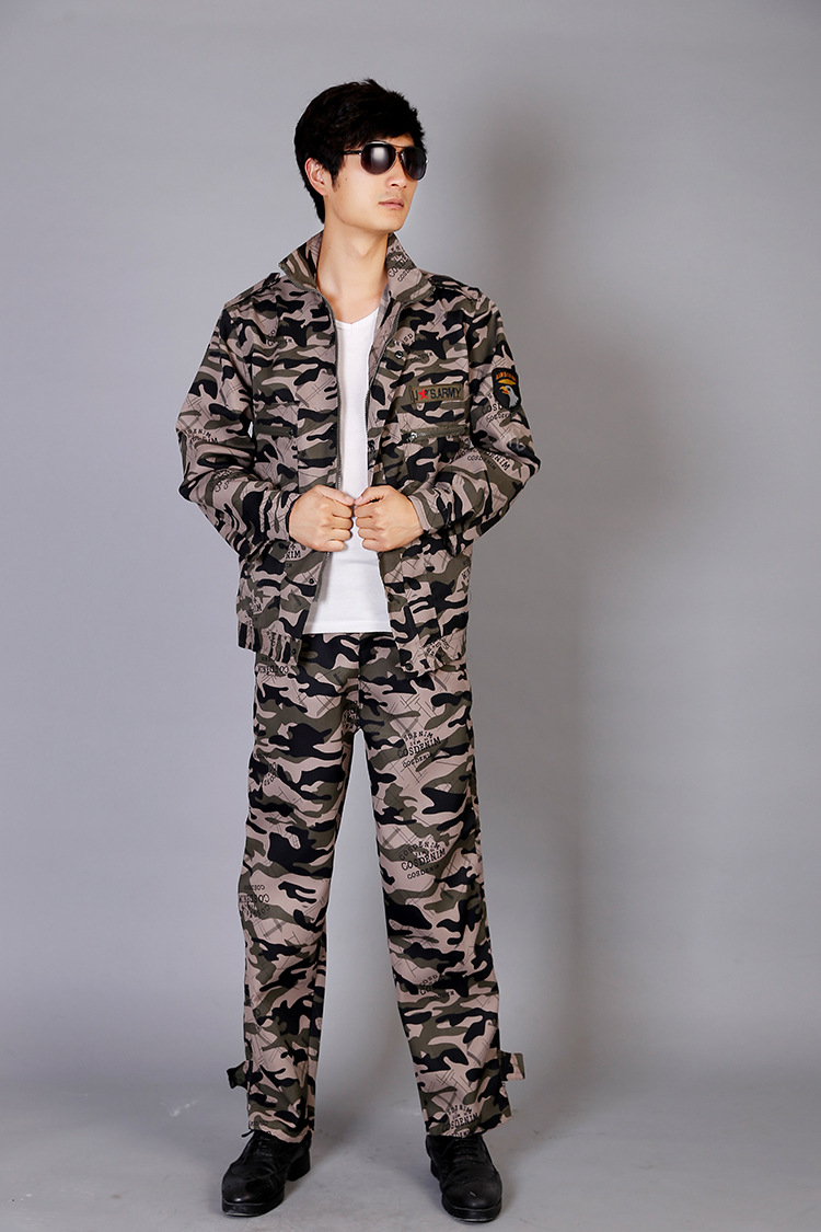 厂家直销新式07迷彩夏作集训服 丛林数码