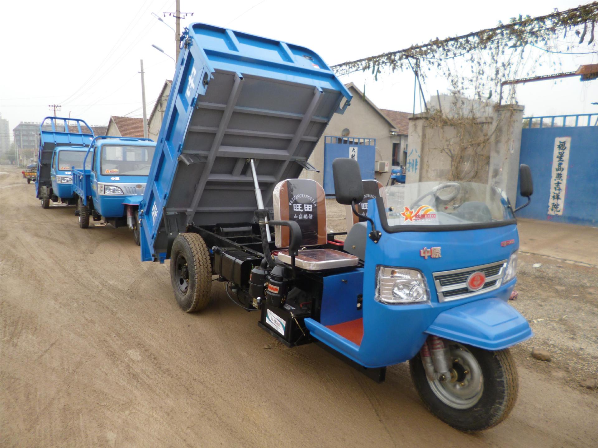 轴传动半封闭农用自卸三轮汽车,动力强劲有力不丢失,爬坡能力强