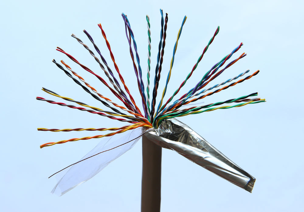 大对数电话线 20芯对绞电话线 10对铜丝电话线 屏蔽电话线 - 通信批发