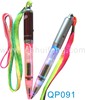 七彩闪光笔 吊带发光笔LED灯笔 自主生产颜色可以订做并可加LOGO|ru