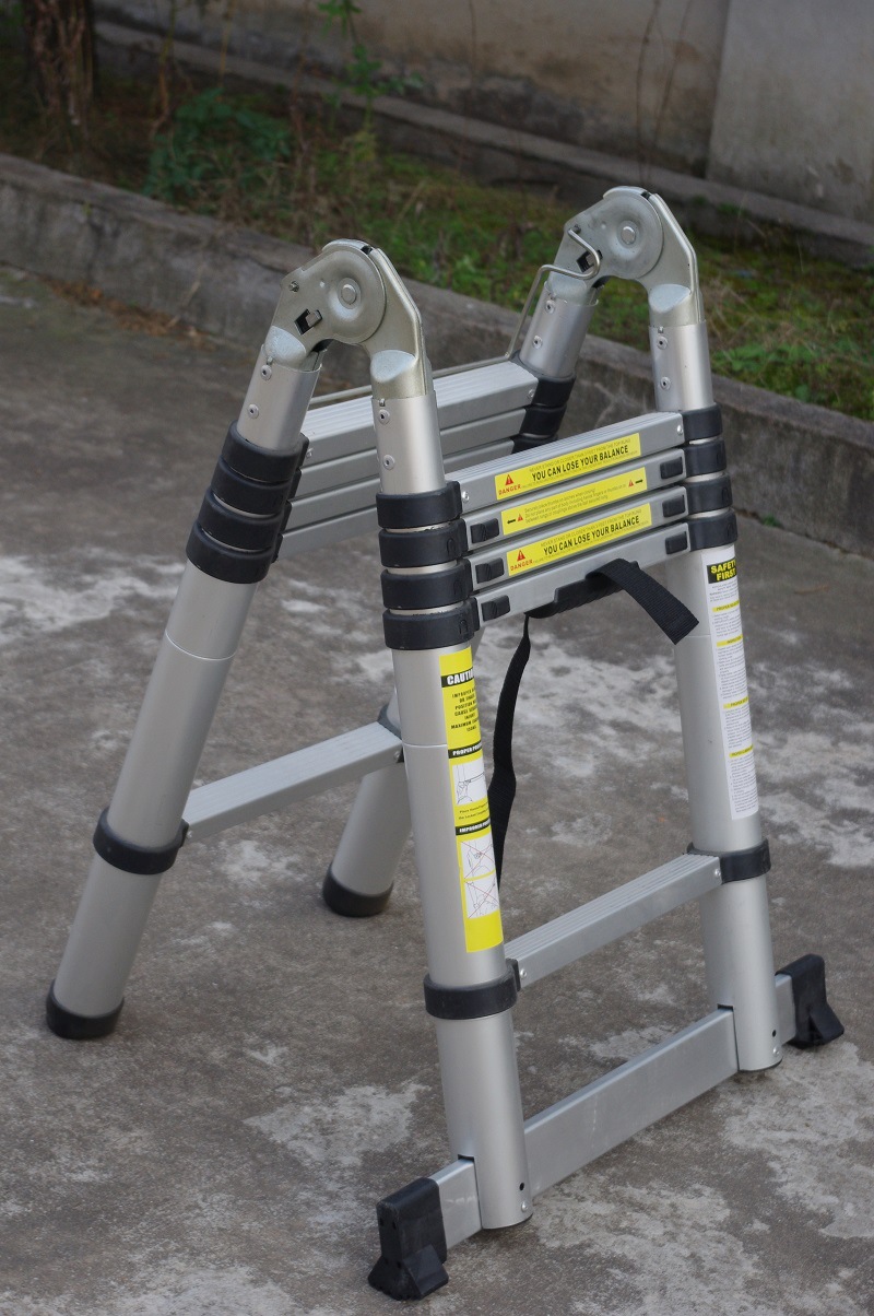 2米多功能关节梯 铝合金伸缩梯 折叠梯 铝梯人字梯子厂家直销