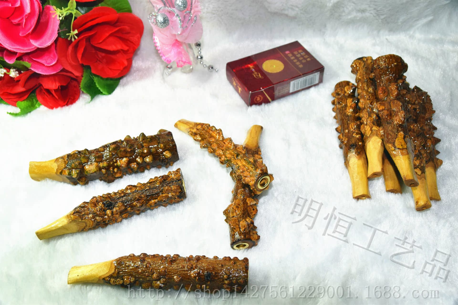 批发精品花椒木烟斗实木烟嘴 旅游景区烟具烟斗木热销