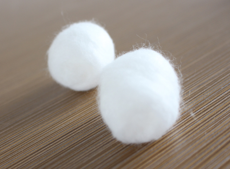 岱峰牌500g装脱脂棉球一次性指甲油卫生棉花化妆棉球