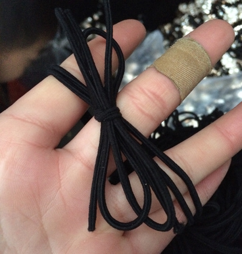 爆款韩版发饰头饰头绳 双股双色打结蝴蝶结发圈皮筋儿童发圈批发