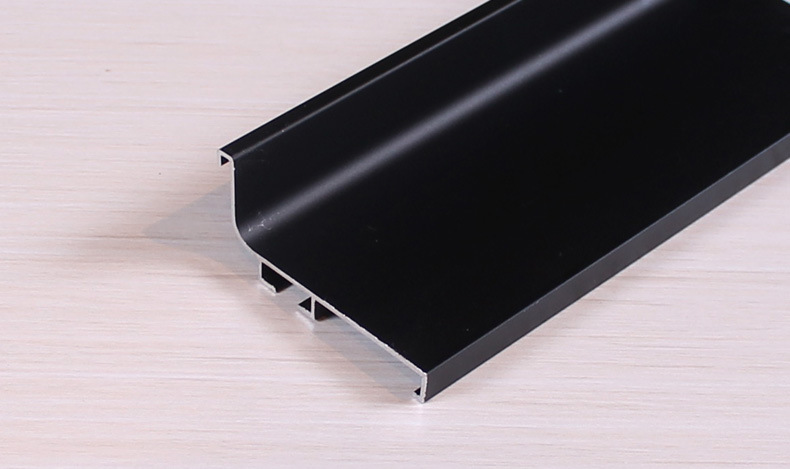 l型嵌入式抽屉门铝合金免拉手 家具封边免拉手 厂家定做生产