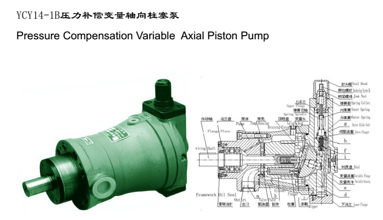 恒功率变量轴向柱塞泵10/16/25/32/40/63/80/100/125/160ycy14-1b