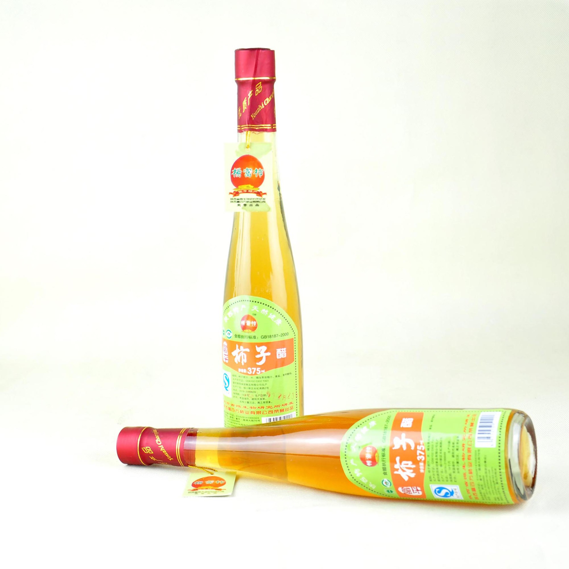 正宗富平柿子醋/营养保健食用醋375ml单瓶装 醋