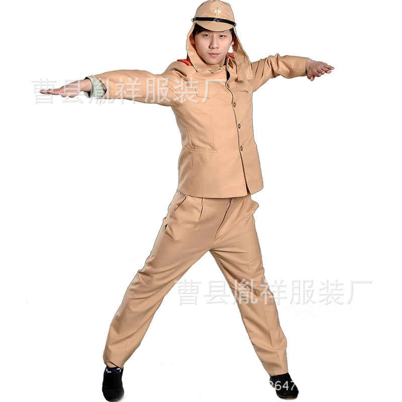 日本士兵服装鬼子演出服小日本表演服装皇军太君摄影服装