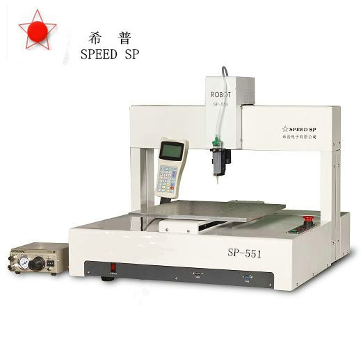 厂家批发自动点胶机sp-551 硅胶自动点胶机 双头涂胶机