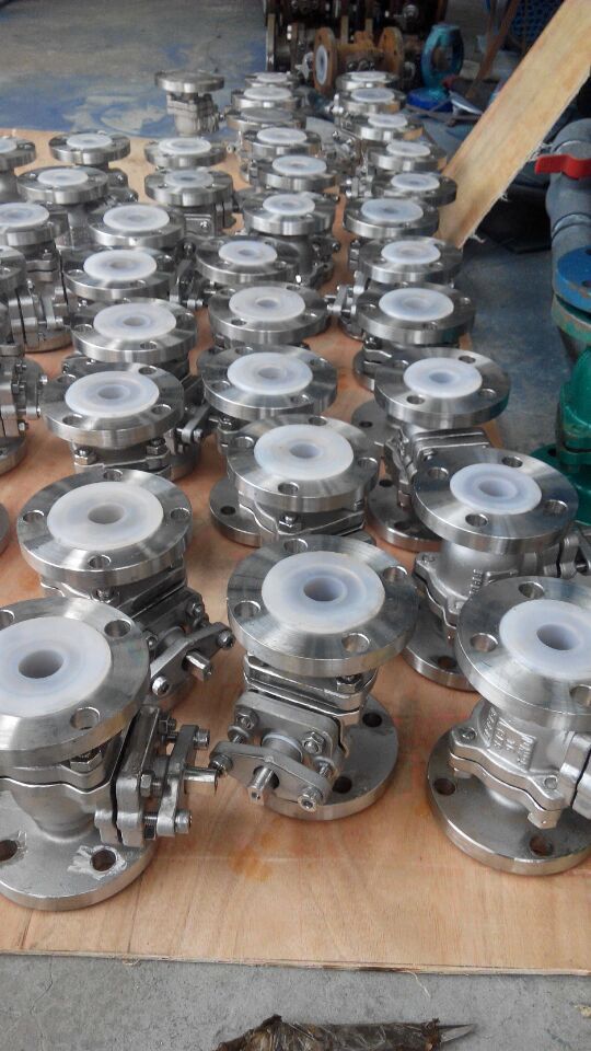 304q41f46-16p/衬四氟球阀/化工专用防腐阀门/耐腐蚀球阀厂家