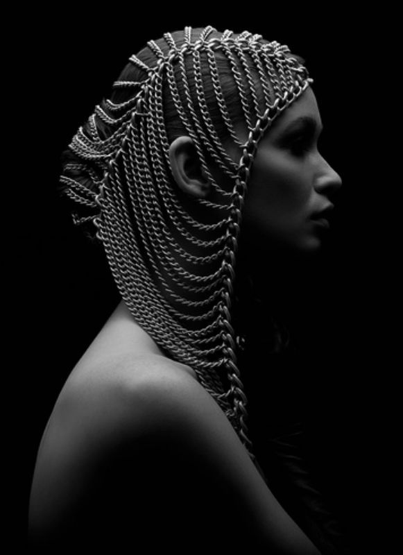 欧美个性朋克头链外贸原单合金链条头饰发饰 速卖通ebay饰品专供